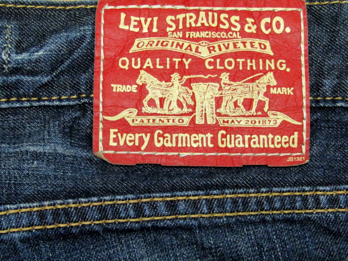 状態良好 美品 リアルで超カッコいい色落ち ヴィンテージ感MAX Levis リーバイス ユーズド/ダメージ加工 ストレート 28inch前後 メンズ_画像5