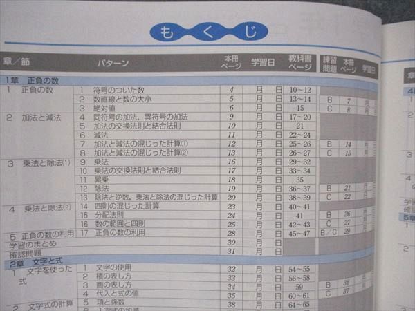 VO05-141 塾専用 中1年 Keyステップ 数学 東京書籍準拠 状態良い 13S5B_画像3