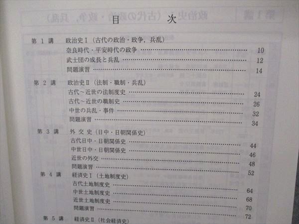 VP04-102代ゼミ 代々木ゼミナール 日本史の戦場 政治・経済・外交テーマ史 前近代編 土屋文明編 テキスト 2011 夏期講習 06s0C_画像3