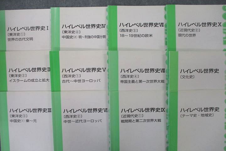 VO26-074 東進 ハイレベル世界史I～X/文化史/テーマ史・地域史 テキスト通年セット 2011 計12冊 斎藤整 40M0D_画像2