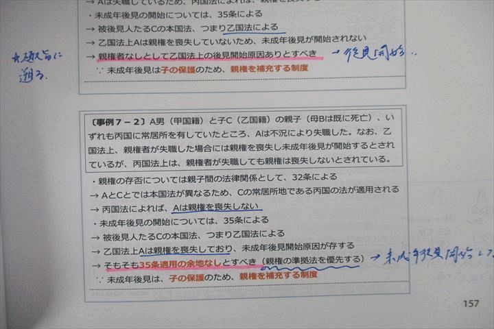 VO26-013 資格スクエア 司法試験予備試験講座 逆算思考の司法予備合格術 論文過去問題集等国際私法 '23年合格目標セット2冊 20S4D_画像4