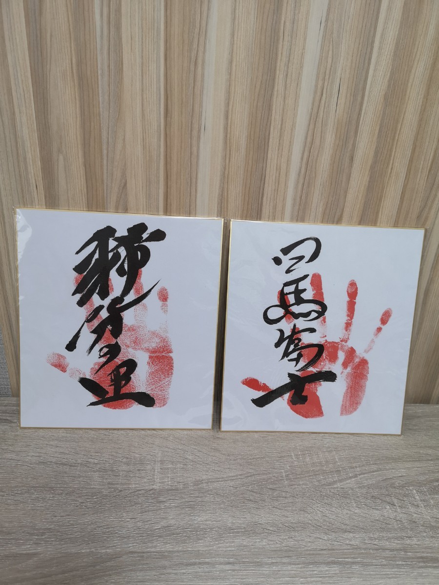 新品】稀勢の里 日馬富士 手形 サイン色紙 両国国技館前売店販売 新品】稀勢の里 日馬富士 手形 サイン色紙 両国国技館前売店販売