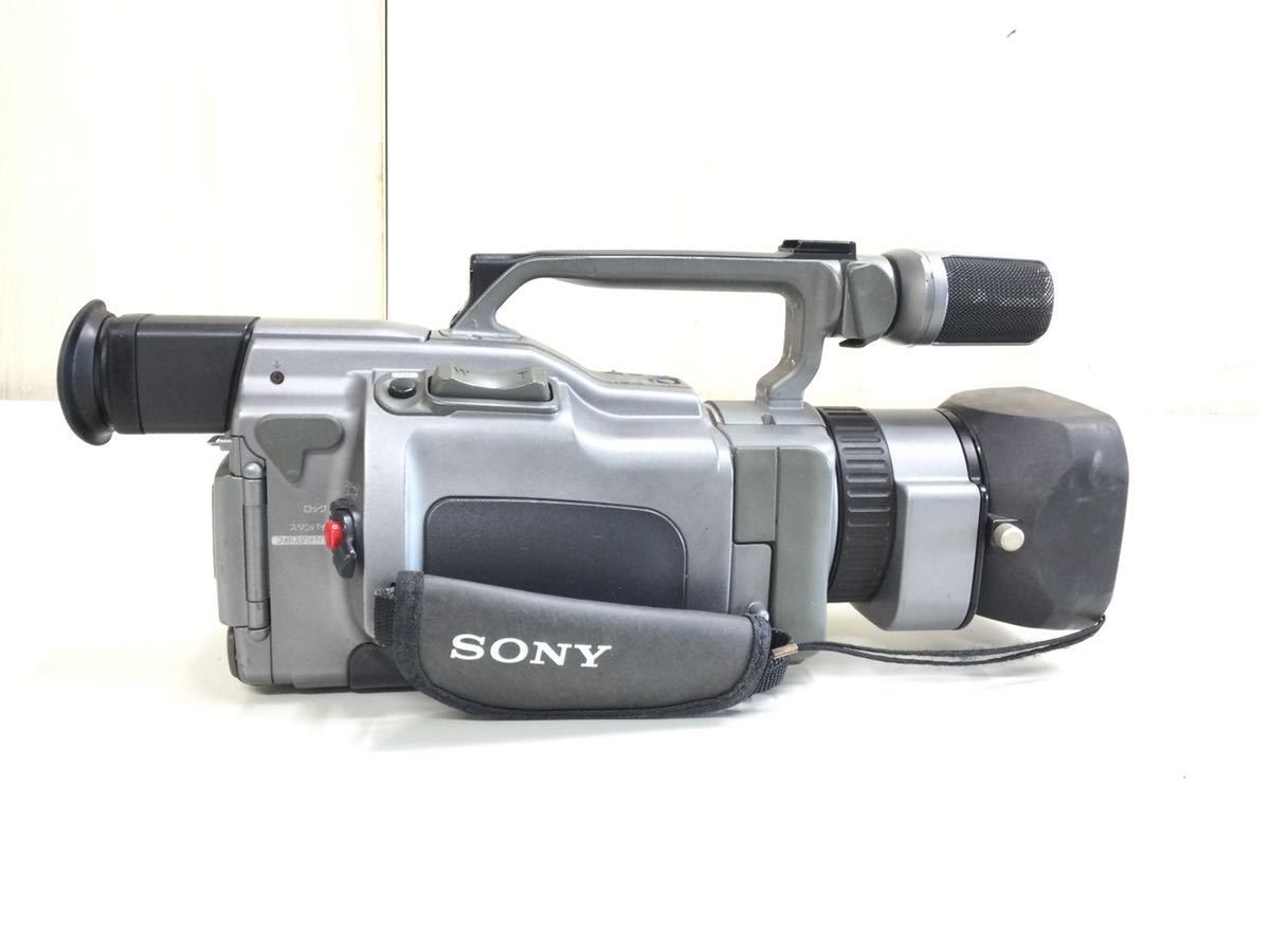 (N179) SONY DCR-VX1000 miniDVデジタルビデオカメラ【中古/現状/未確認ジャンク扱い】_画像4