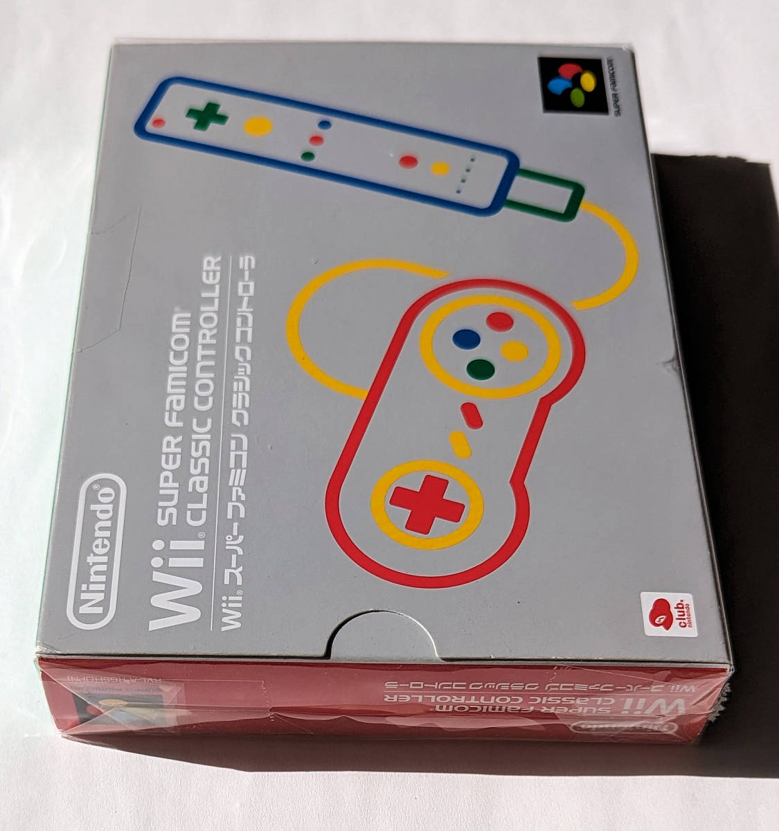 Wii 任天堂 スーパーファミコン クラシックコントローラ「クラブニンテンドー」★ CLUB NINTENDO WII CLASSIC CONTROLLER SNES SFC