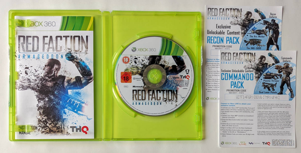 レッドファクション アルマゲドン RED FACTION ARMAGEDDON EU版 ★ XBOX 360 / XBOX ONE / SERIES X_画像3