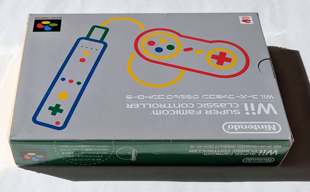 Wii 任天堂 スーパーファミコン クラシックコントローラ「クラブニンテンドー」★ CLUB NINTENDO WII CLASSIC CONTROLLER SNES SFC