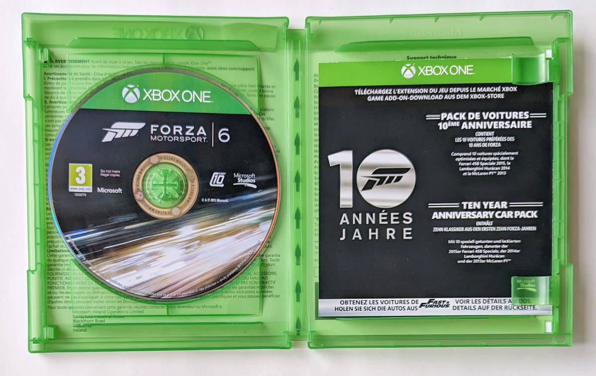  Forza Motor Sport 6 Japanese . correspondence [+ download code unused ] FORZA MOTORSPORT 6 EU version * XBOX ONE SERIES X