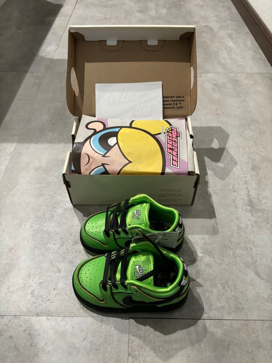 12 The Powerpuff Girls Nike SB TD Dunk Low Pro Buttercup バターカップ