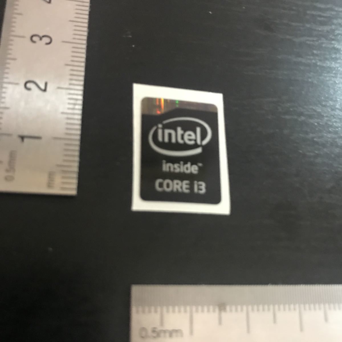 intel inside CORE i3 パソコンエンブレムシール@1912+_画像3