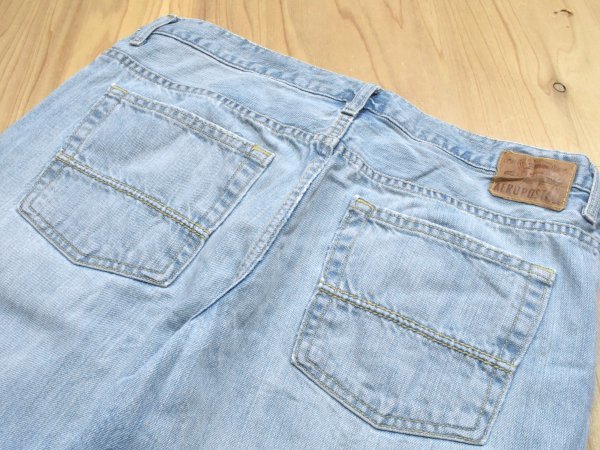 2000sUSA б/у одежда AEROPOSTALE ботинки cut джинсы W34 L30 Denim брюки Aeropostale America 2000 годы Y2K