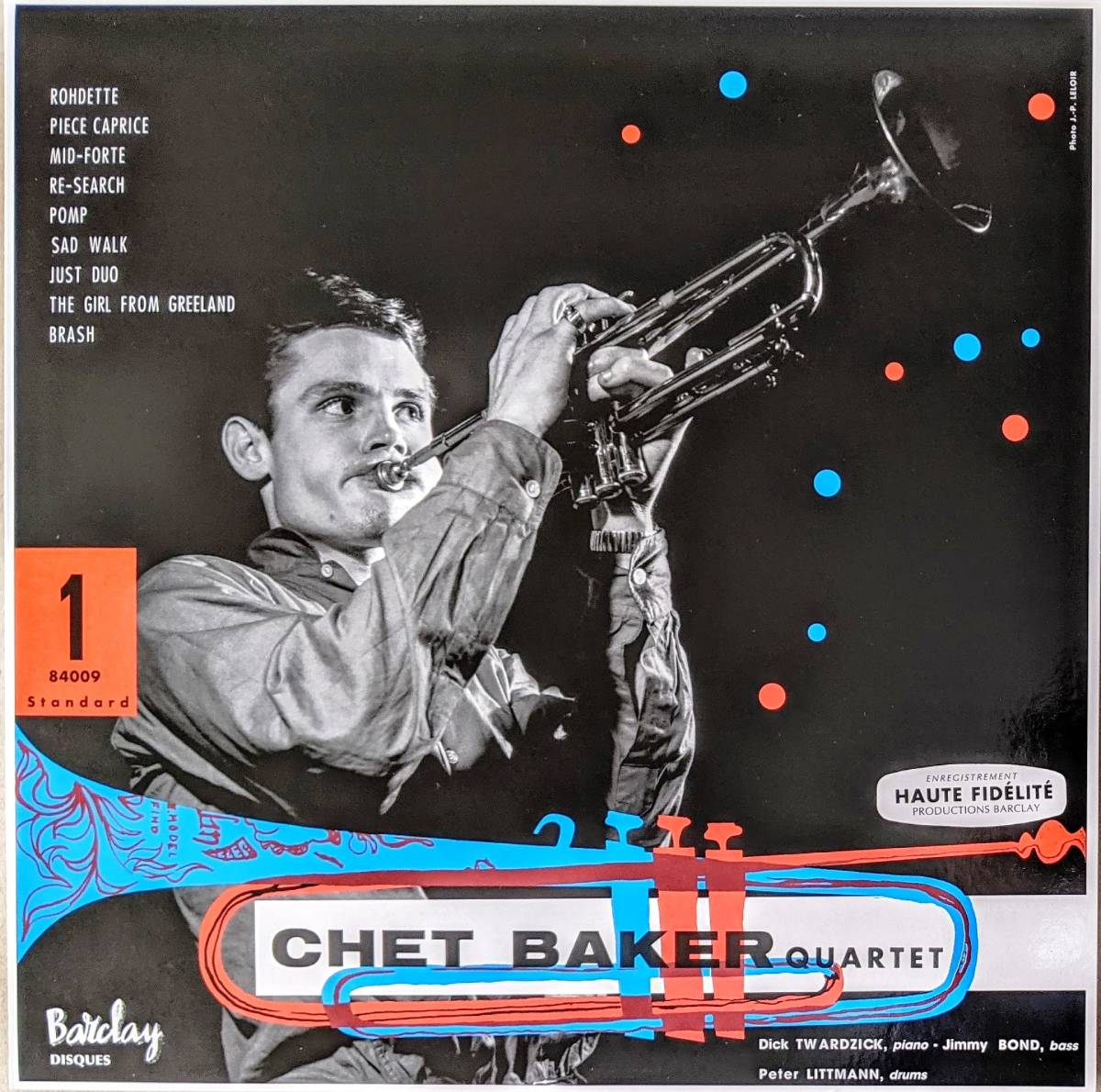 Chet Baker チェット・ベイカー Quartet - 1955 限定リマスター再発アナログ・レコード_画像1