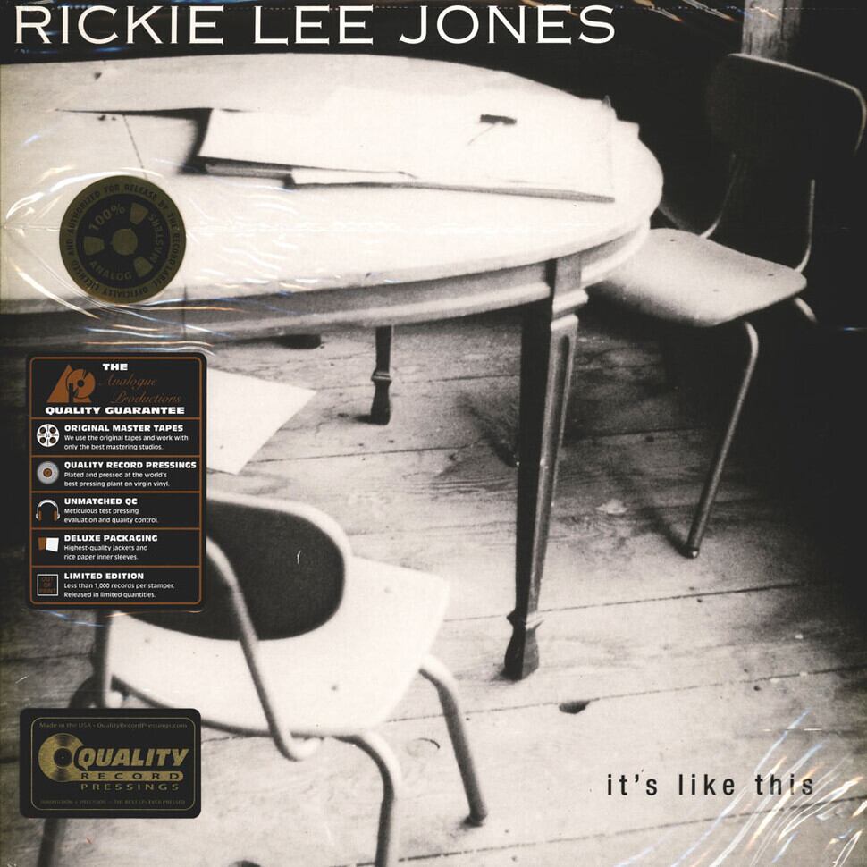 Rickie Lee Jones リッキー・リー・ジョーンズ - It's Like This 限定再発二枚組45回転200グラム・アナログ・レコード