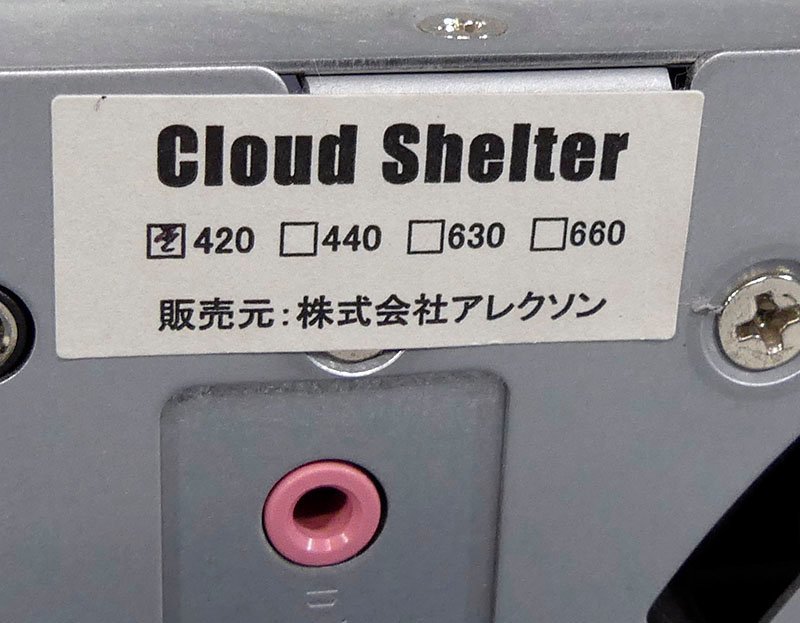 ALEXON Cloud-Shelter CS420 2018年 HDD 16TB(4TBx4) QNAP TS-473 アレクソン 中古 現状渡し ○ S2312-6949_画像6