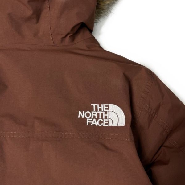 1円～!売切!【正規新品】THE NORTH FACE◆MCMURDO BOMBER JACKET マクマードボンバー ダウンジャケット US 新作 ロゴ刺繍(M)茶 190122-175_画像10