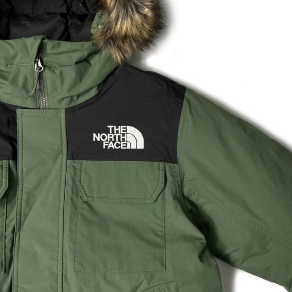 1円～!売切!【正規新品】THE NORTH FACE◆MCMURDO BOMBER JACKET マクマードボンバー ダウンジャケット US限定 撥水(M)カーキ 190122-175_画像4