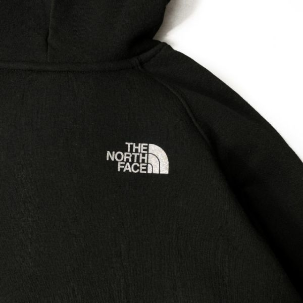 1円～!売切!【正規新品】THE NORTH FACE◆W GRAPHIC INJECTION HOODIE パーカー US限定 メタリックシルバー アウトドア(XXL)黒 181130-23_画像9