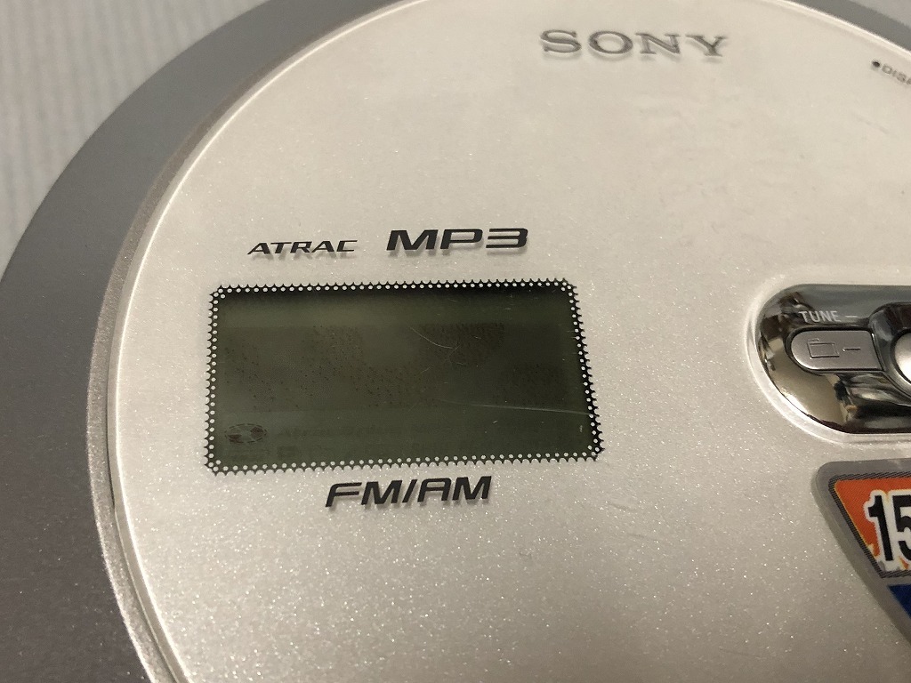 SONY CDウォークマン D-NF430  AM FM 2BAND ラジオ搭載 乾電池式 動作 レアの画像3