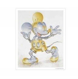 新品同様 空山基 ミッキーマウス シルクスクリーン ポスター A2 Hajime Sorayama Mickey Mouse Now and Future Poster 新品未