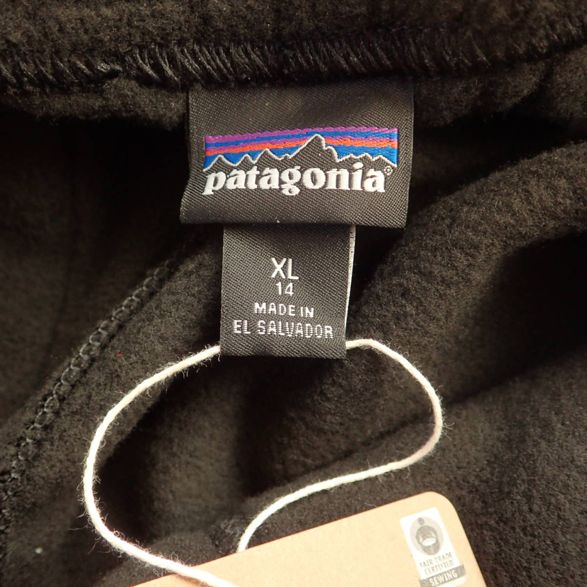 @@新品 Patagonia パタゴニア マイクロフリースパンツ K'S Micro D Joggers Kids XL レディースS相当 ブラック 黒_画像5