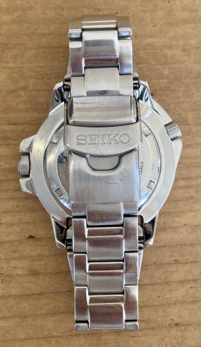 【稼働品】セイコー５★アトラス★SEIKO 5★MADE IN JAPAN★ブラック☆黒★自動巻き★メンズ腕時計★デイデイト★ATLAS BLACK☆ジャパン_画像5