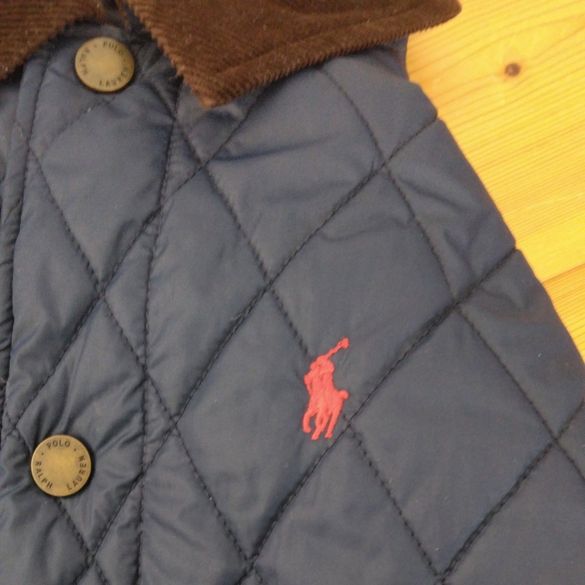 【美品】POLO RALPH LAUREN  キルティングジャケット ブルゾン アウター Sサイズ 140 ポロラルフローレン 