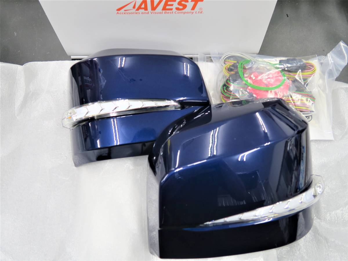 6-7 type Hiace 200 series GL pack Wagon LED door mirror current . winker attaching cover 8P4 blue blue position unused AVESTa the best outright sales 