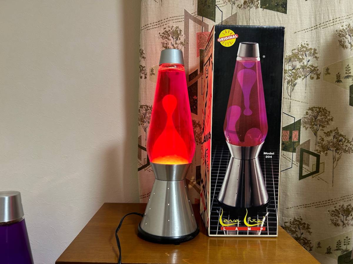 LAVA lite アンティーク家電 ラバライト 90年代 ラバランプ レア 箱付き 1995年 Lava Lite ラバライト ラバランプ アメリカ