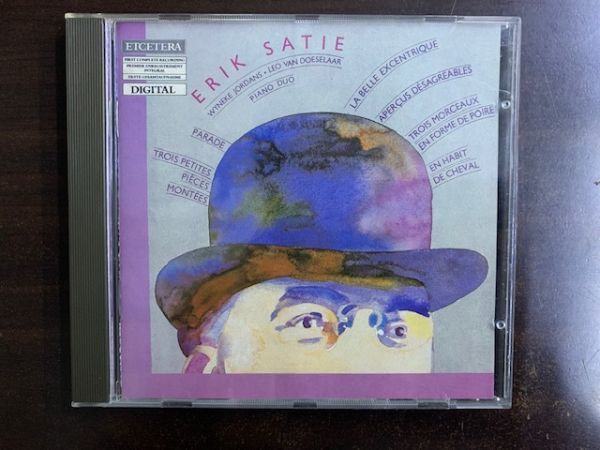 ERIK SATIE エリック・サティ：4手のためのピアノ作品全曲 ヨルダンス＆デーセラー 1984年オランダ録音 輸入盤 ETCETERA KTC1015_画像1