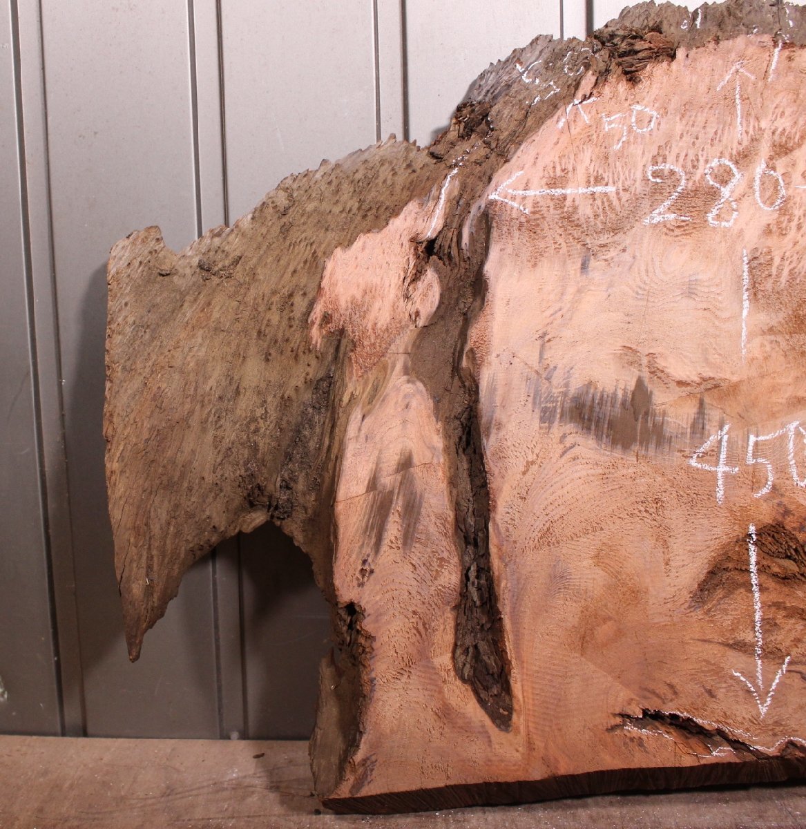 《160サイズ》レッドウッド　セコイヤ　コブ杢　rwd-880　材木　DIY板材　木材／端材　_画像2