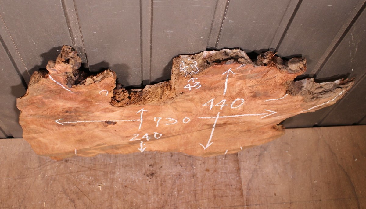 《140サイズ》レッドウッド　セコイヤ　コブ杢　rwd-870　材木　DIY板材　木材／端材　_画像4