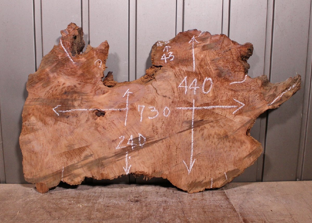 《140サイズ》レッドウッド　セコイヤ　コブ杢　rwd-870　材木　DIY板材　木材／端材　_画像1