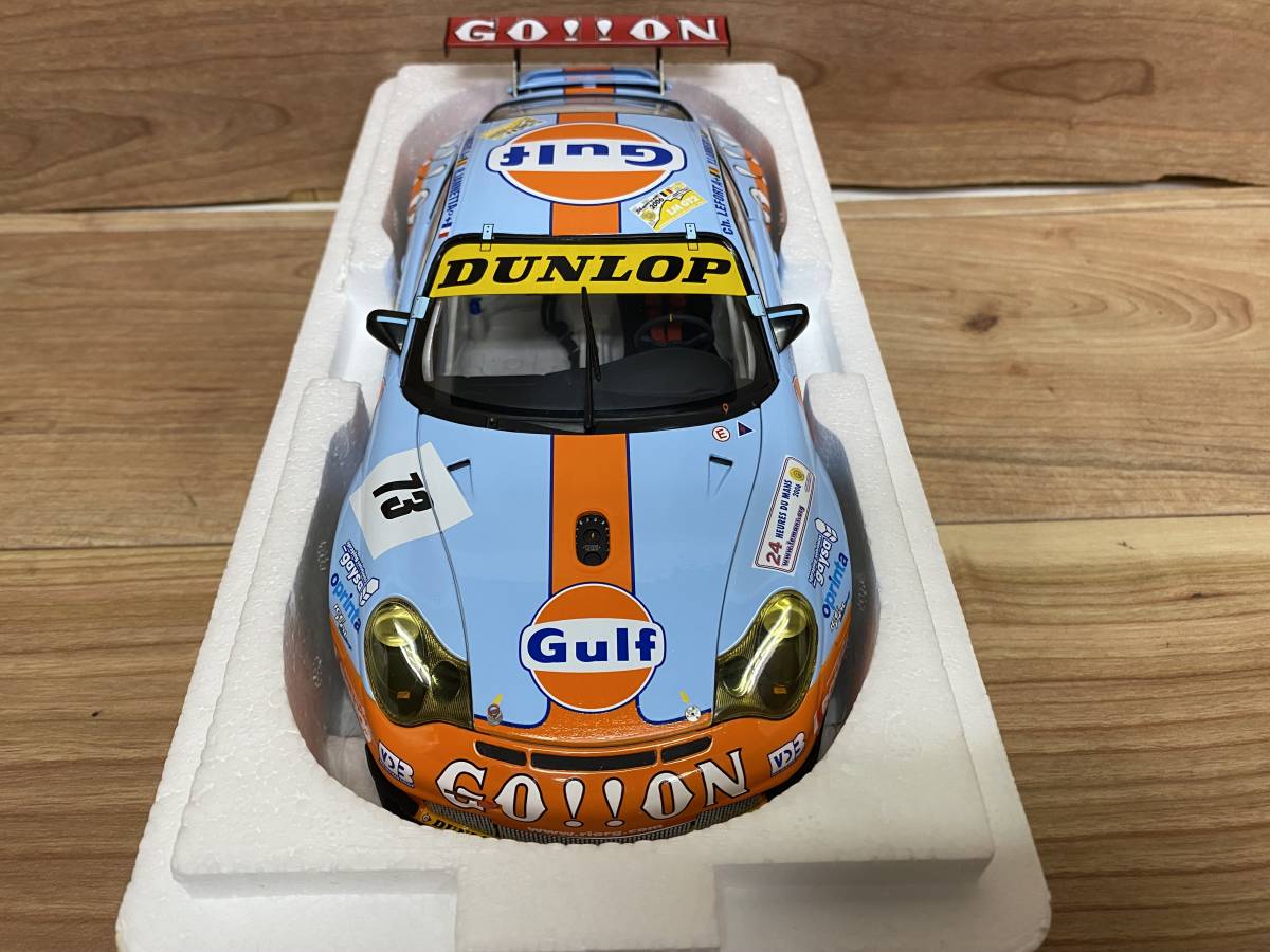 ２７ 極美品 ミニチャンプス PORSCHE 911 GT3 RSR 24h Le Mans 2006 ミニカー_画像3