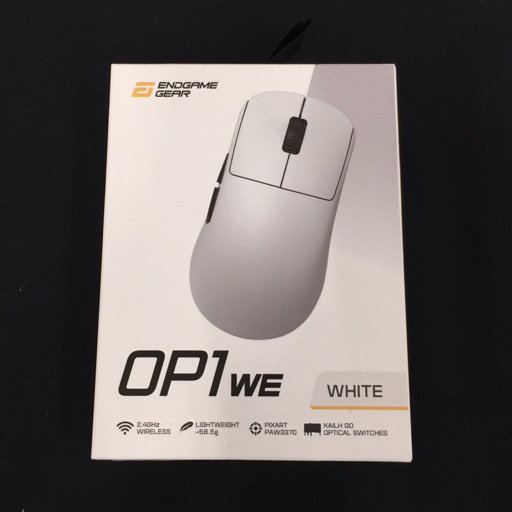 1円 新品同様 未開封 ENDGAME GEAR OP1we ホワイト EGG-OP1WE-WHT ゲーミングマウス_画像2