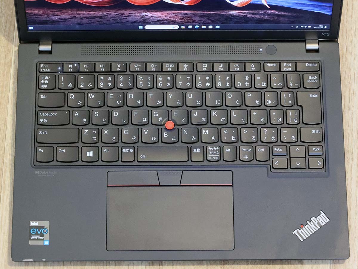 【保証17か月】Lenovo ThinkPad X13 Gen2 i5-1145G7/16GB/WUXGA 1980x1200 IPS/256GB/バックライト日本語キーボード/オンサイト保証 レノボ_画像2