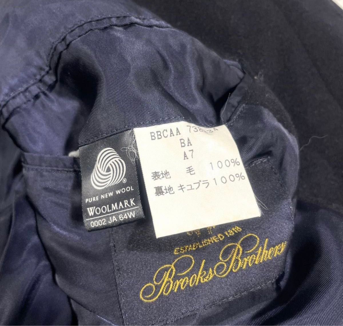 定価9万円　美品　ブルックスブラザーズ　Brooks Brothers カシミア混　ロングステンカラーコート　伊勢丹