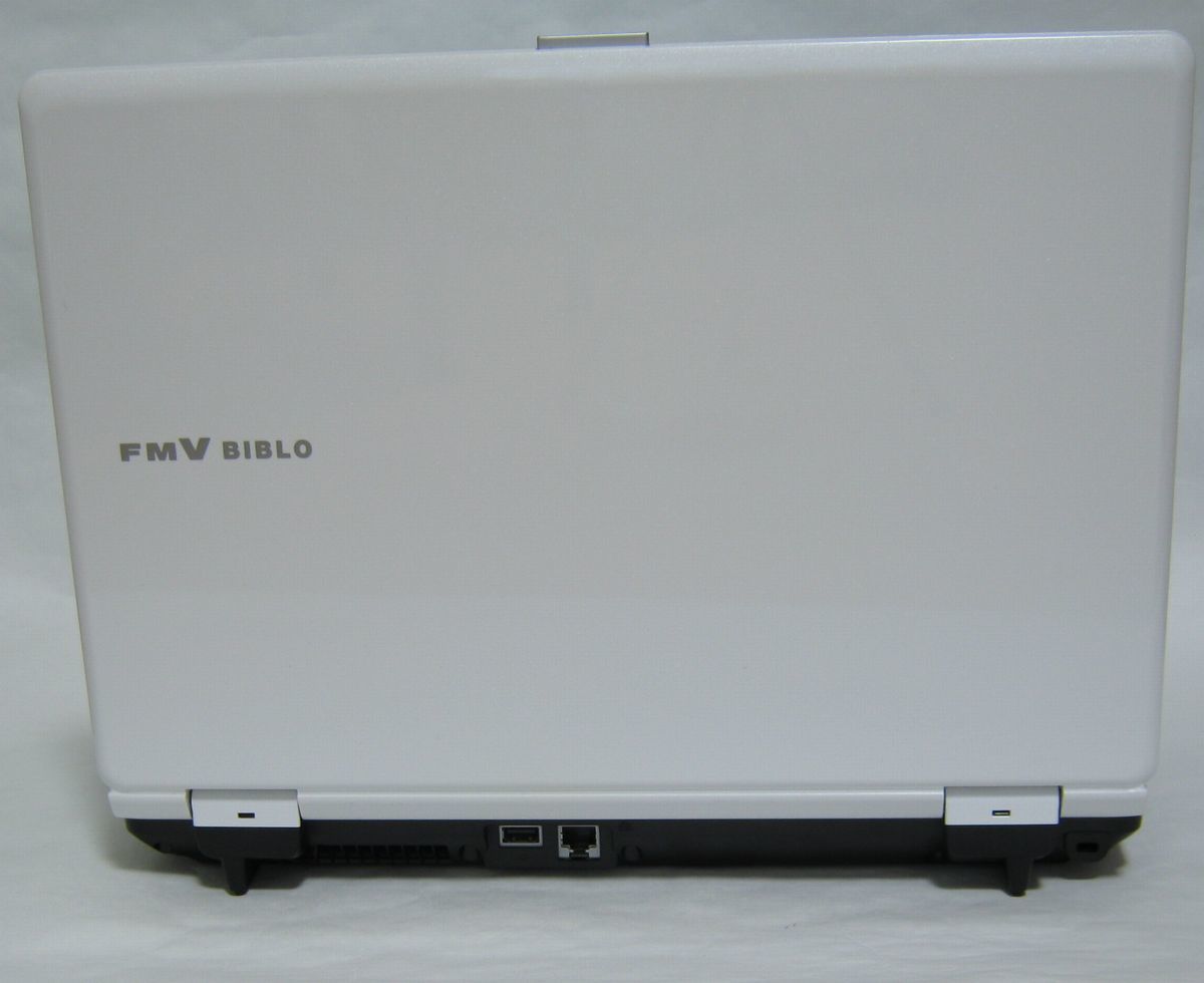 PC/タブレット ノートPC Fujitsu FMV-BIBLO NF/D50 white 15.6 -inch Vista(Windows7 up grade 