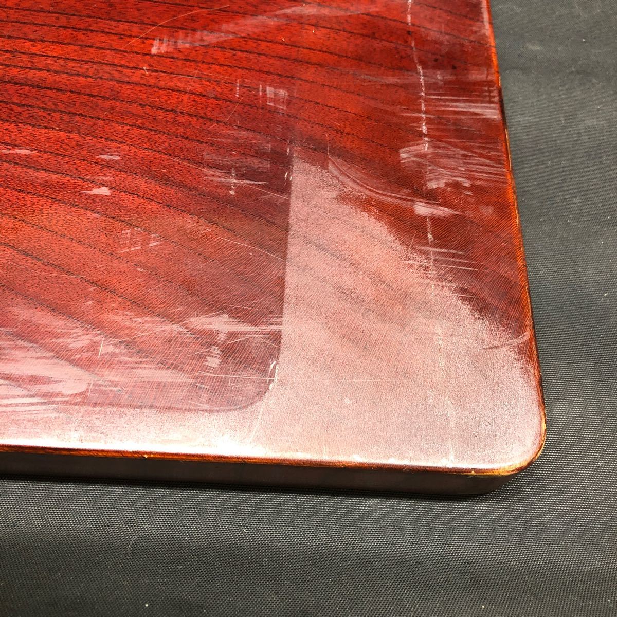 H4 欅無垢材 2枚合わせ？ 木製テーブル 天板 こたつ 板古道具 アンティーク インテリアレトロの画像8