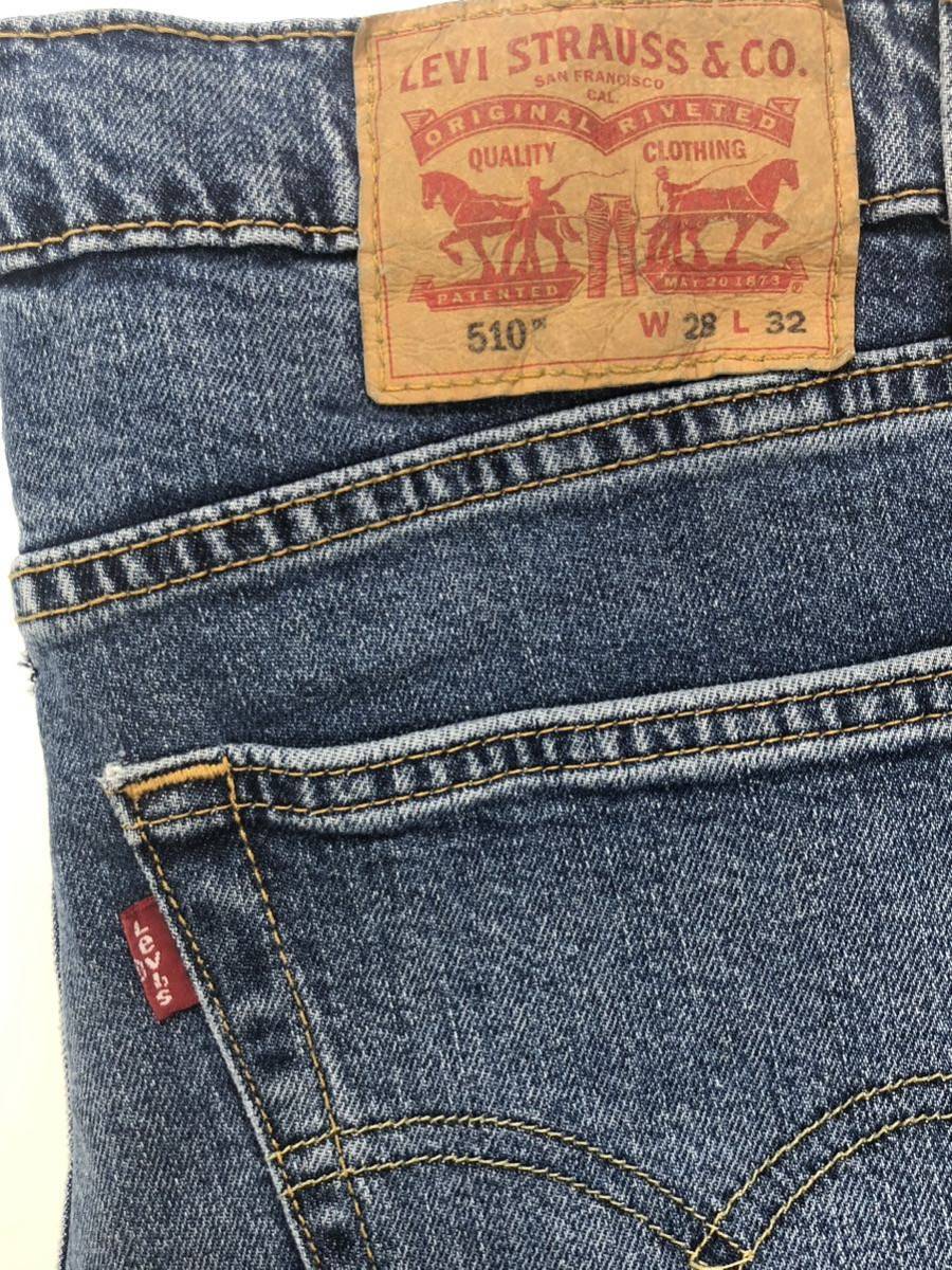 ■新品★W28L32★Levi's510 SKINNY STRETCH★リーバイス510 スキニー ストレッチ★_画像1