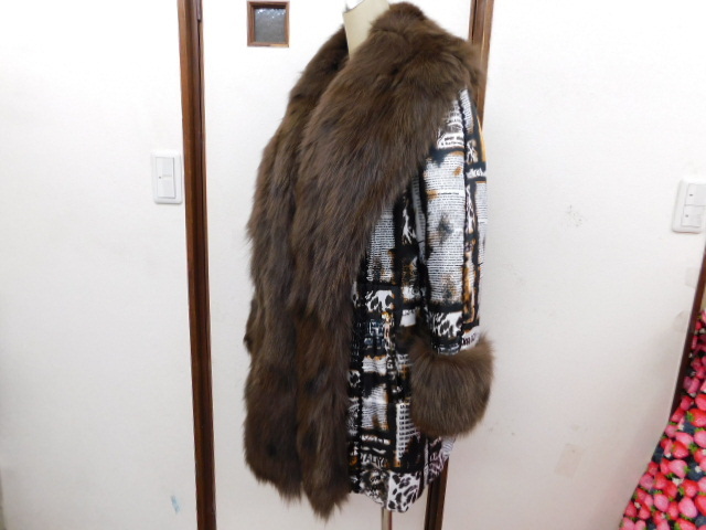 TA38 Italiya не использовался 25 десять тысяч иен замечательный мех имеется пальто размер 11 номер быстрое решение : большой размер женский 