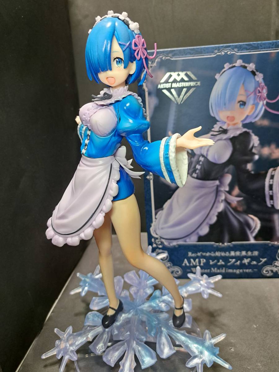  Re:ゼロから始める異世界生活 AMP レム フィギュア Winter Maid image ver.　リペイント_画像1