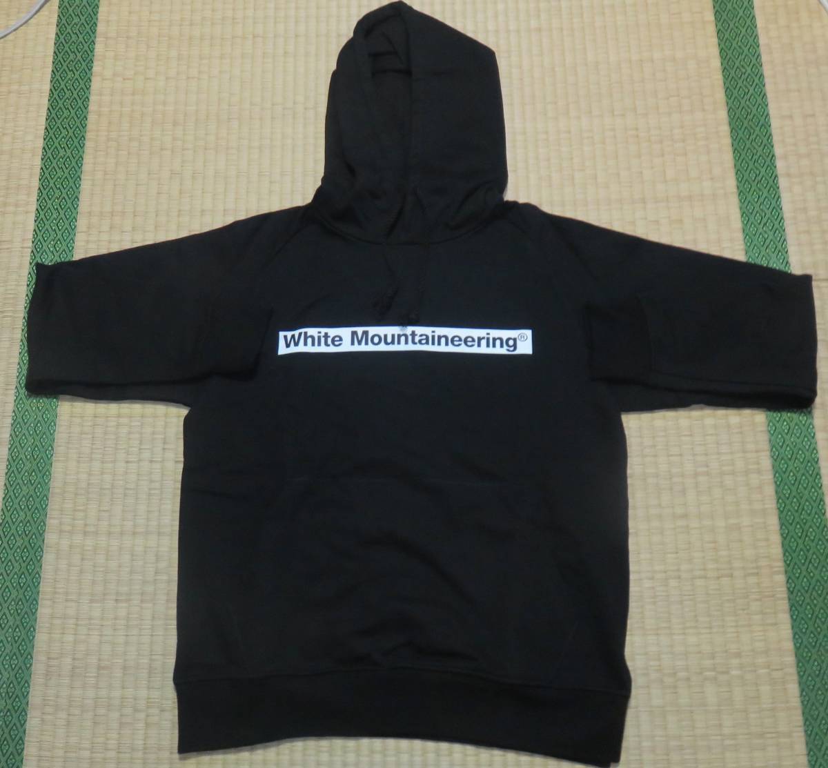 【新品30%OFF】White Mountaineering WM LOGO PRINTED HOODIE 黒 WM1971521パーカー