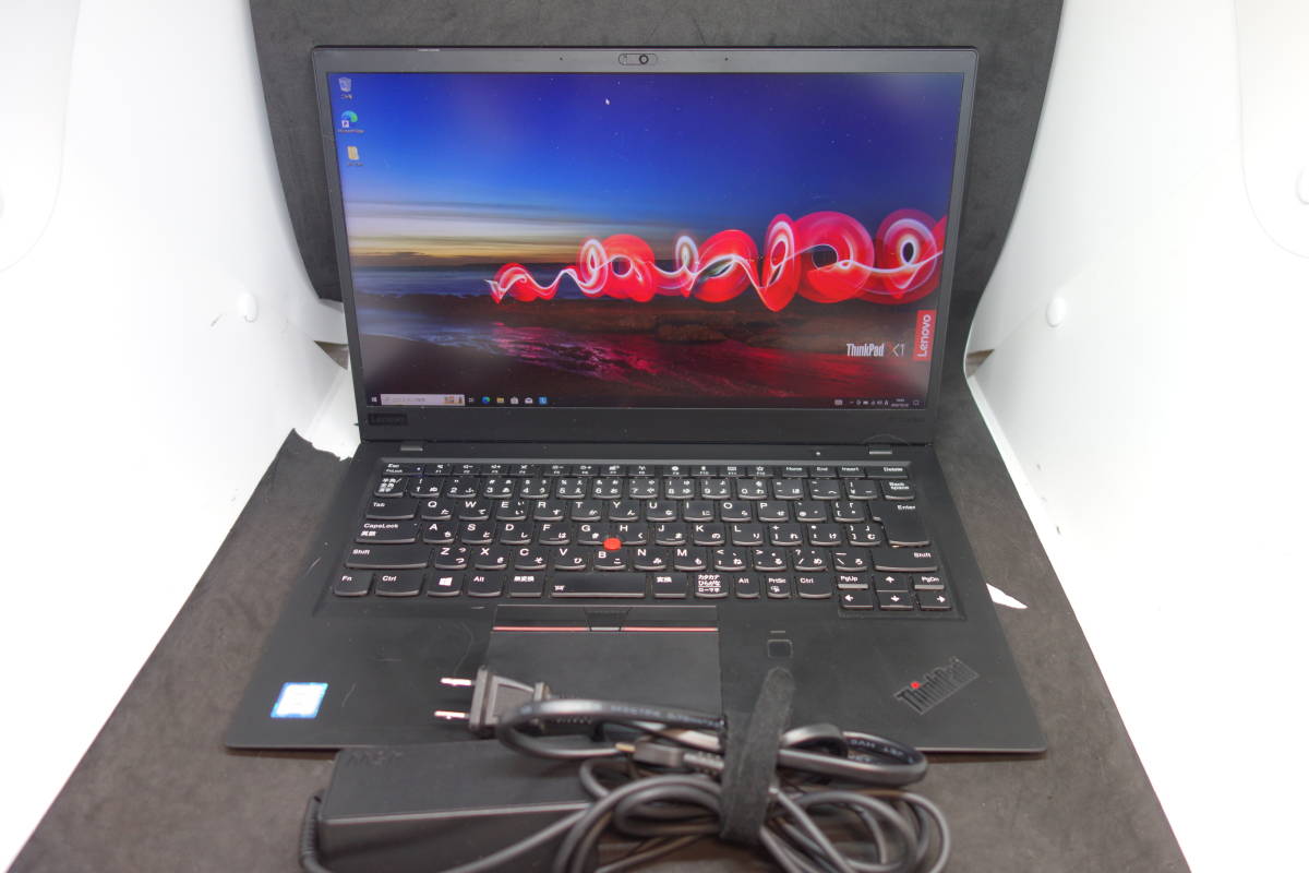 （830）Lenovo ThinkPad X1 Carbon 6th 20KGS6B800 Corei7-8550U 16GB SSD512GB NVMe　Windows10Pro 14inch FHD ソフト400本バンドル_画像1