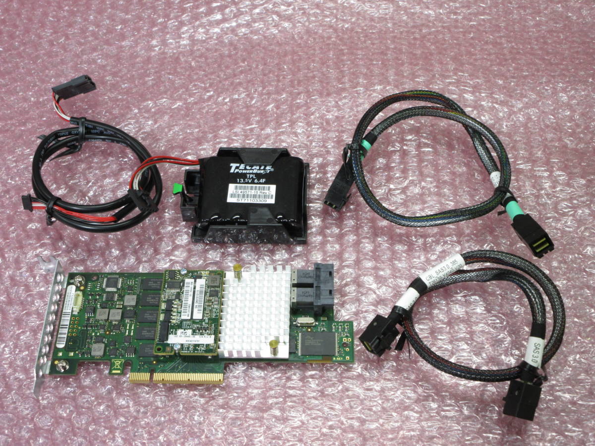 富士通 / Fujitsu / RAIDコントローラー D3216-A13 GS2 / EP400i / ケーブル付き / RX1330 M3 外し / No.S616_画像1