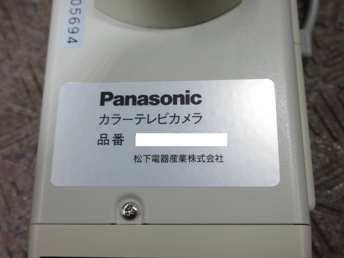 【4台セット】Panasonic / カラーテルックカメラ WV-CP50V *2台 WV-CP170 *2台 / カメラ駆動ユニット(WV-PS154) 付き / 確認済み / No.S991_画像10