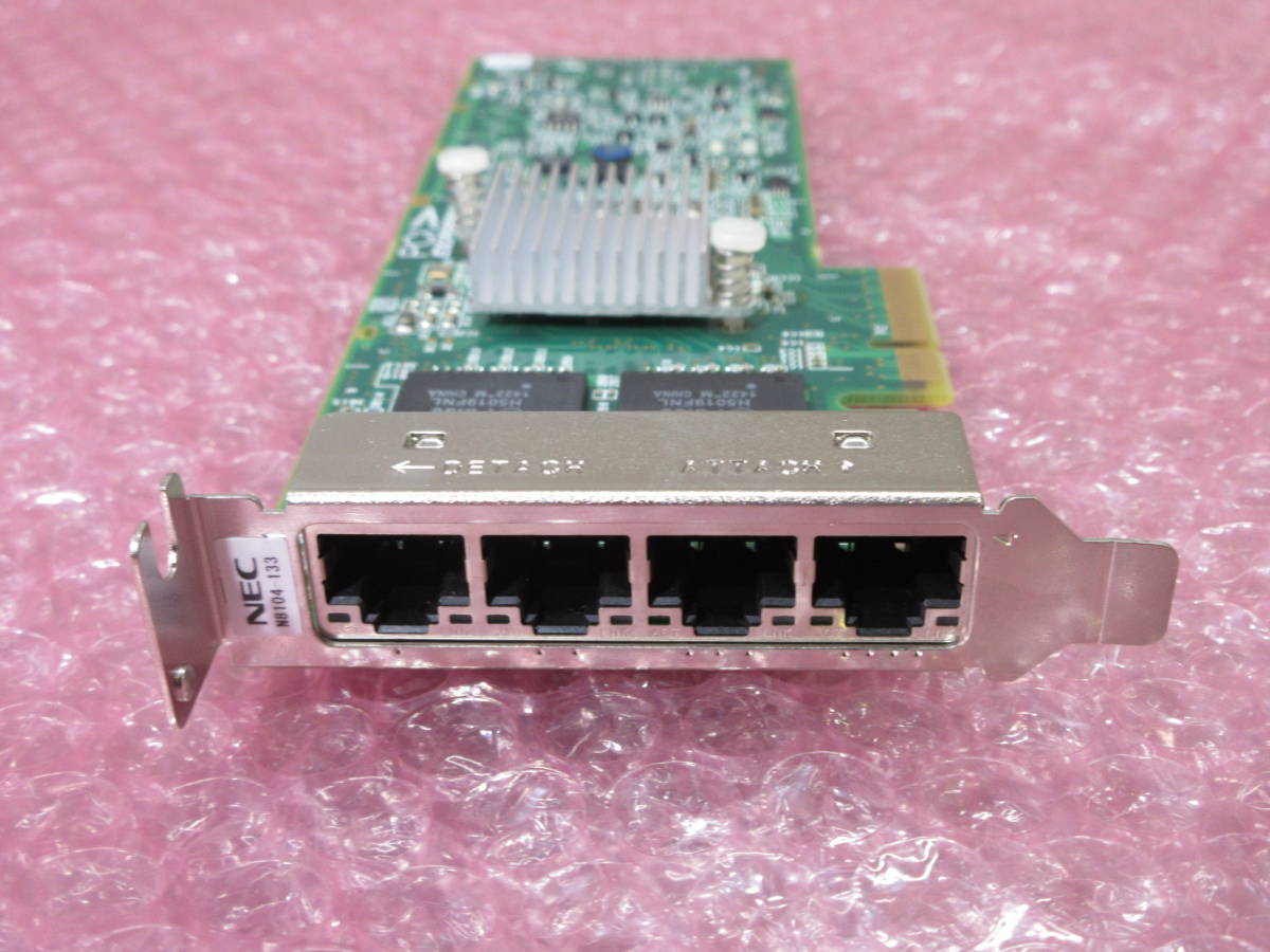NEC / 1000BASE-T接続ボード(4ch) N8104-133 / LANカード / Express5800/R120e-2M 取り外し品 / No.R932の画像2