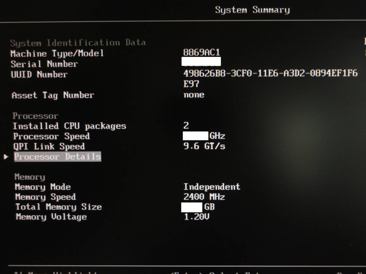 IBM Lenovo System x3550 M5 System Board 00MV379 マザーボード CPUヒートシンク付き (No.R647)_画像8