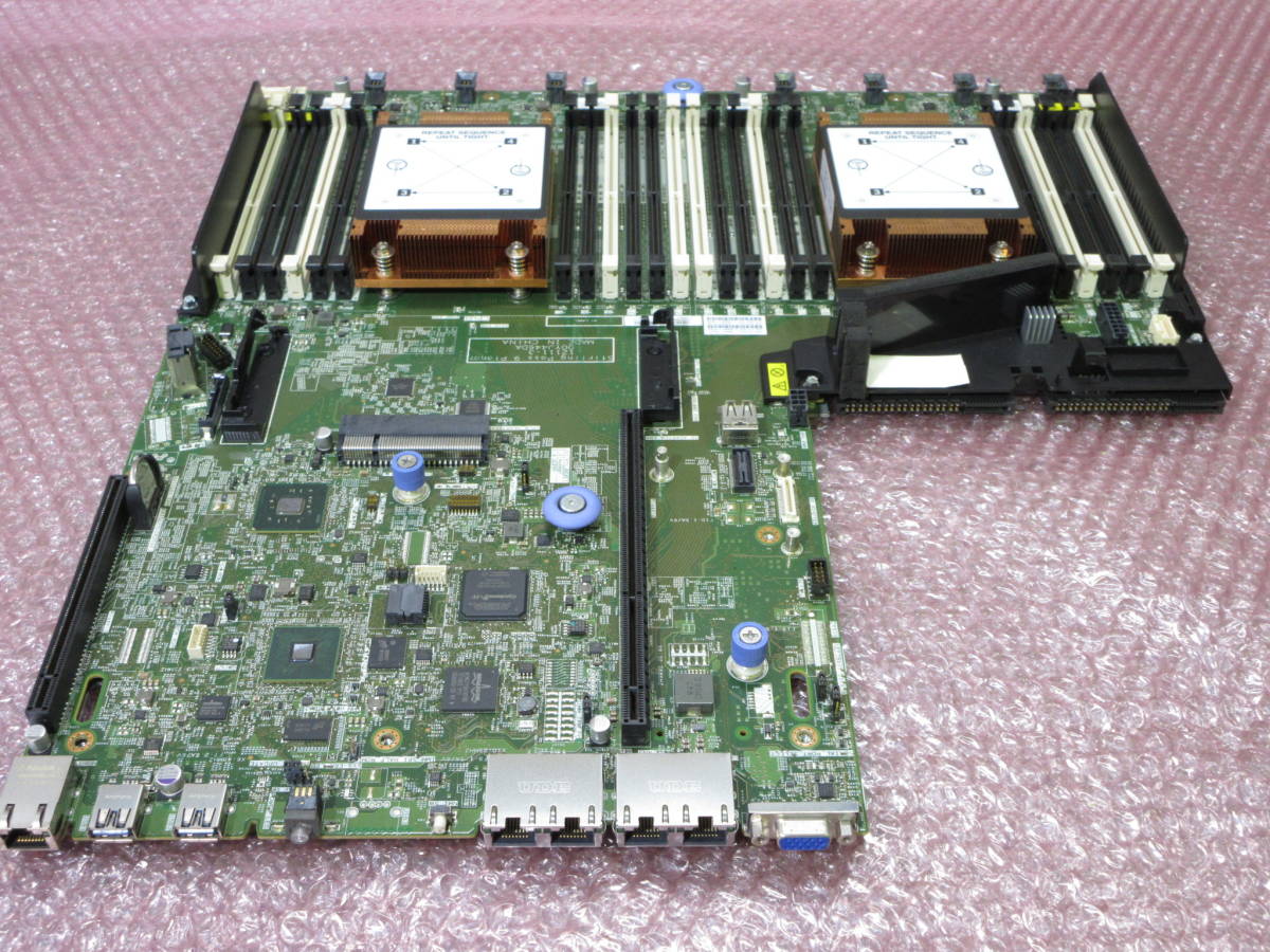 IBM Lenovo System x3550 M5 System Board 00MV379 マザーボード CPUヒートシンク付き (No.R647)_画像2