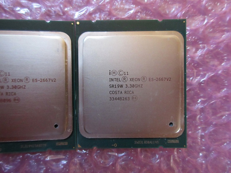 【2個セット】Intel / インテル / Xeon E5-2667V2 3.30 GHz / SR19W / ジャンク / No.D093_画像3