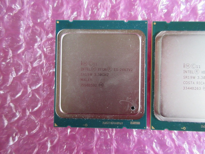 【2個セット】Intel / インテル / Xeon E5-2667V2 3.30 GHz / SR19W / ジャンク / No.D059_画像2