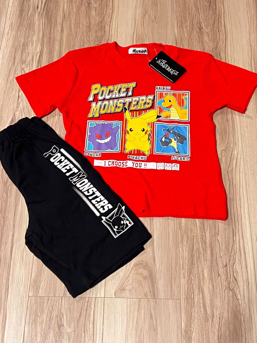 【新品未使用品】ポケモン半袖Tシャツ、ハーフパンツ上下セット　110サイズ